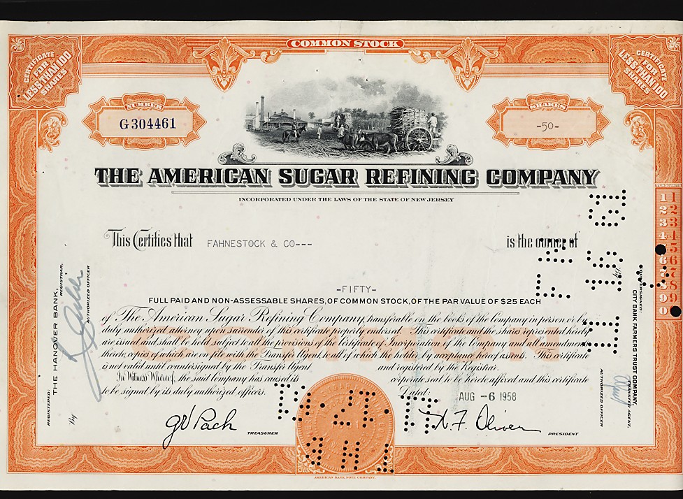 AMERICAN SUGAR REFINING CO ( Domino Florida Crystals )  